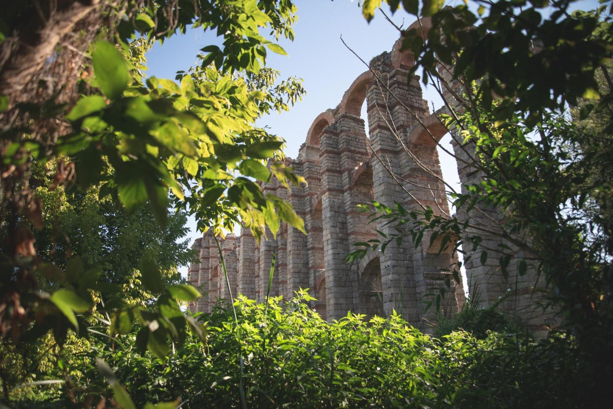 Loft Abuela Pepa Vistas Al Acueducto De Los Milagros Mérida Luaran gambar